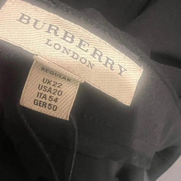 Burberry London Wool Blend Flare Leg Trousers - Picture 5 of 10